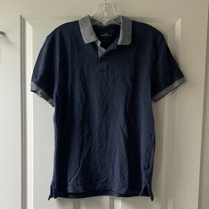 Rodd & Gunn Dark Blue Polo with Light Trim